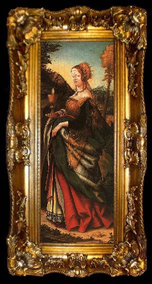 framed  BURGKMAIR, Hans St. Barbara, ta009-2